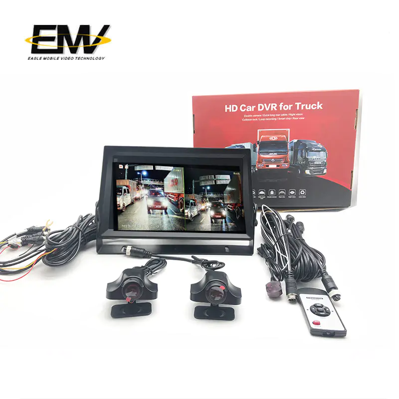 11 inch 960P Around View Vehicle 4Pin Cable Rearview Display Backup Camera Monitor System  E-MR03