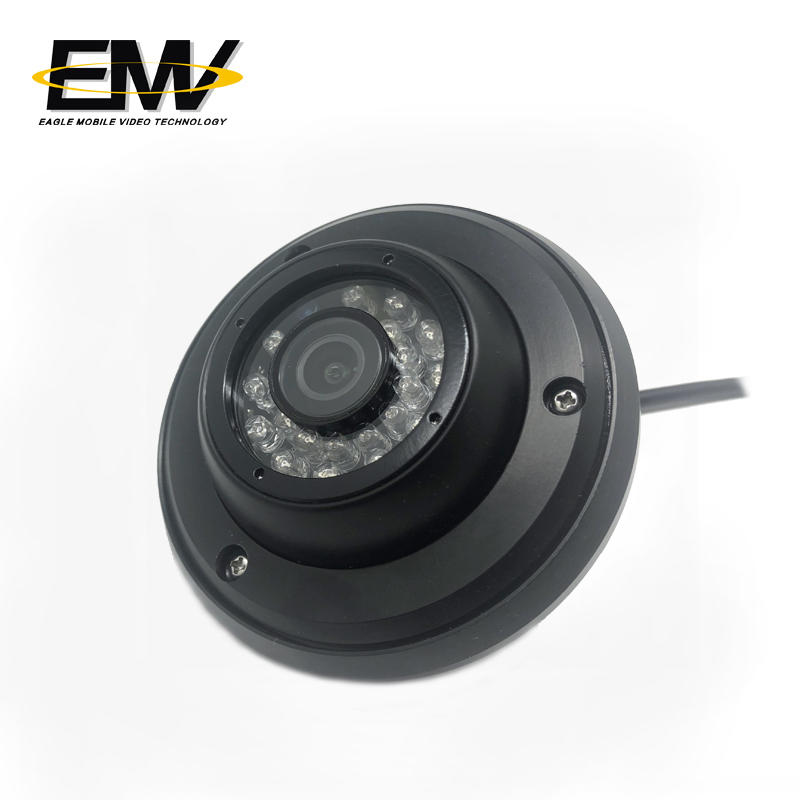 Mobile AHD inside view monitoring Dome Camera With IR and Audio for School Bus/Bus EMV-002F