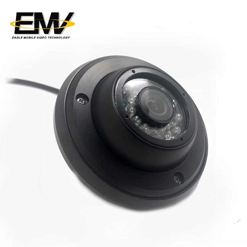 Mobile AHD inside view monitoring Dome Camera With IR and Audio for School Bus/Bus EMV-002F