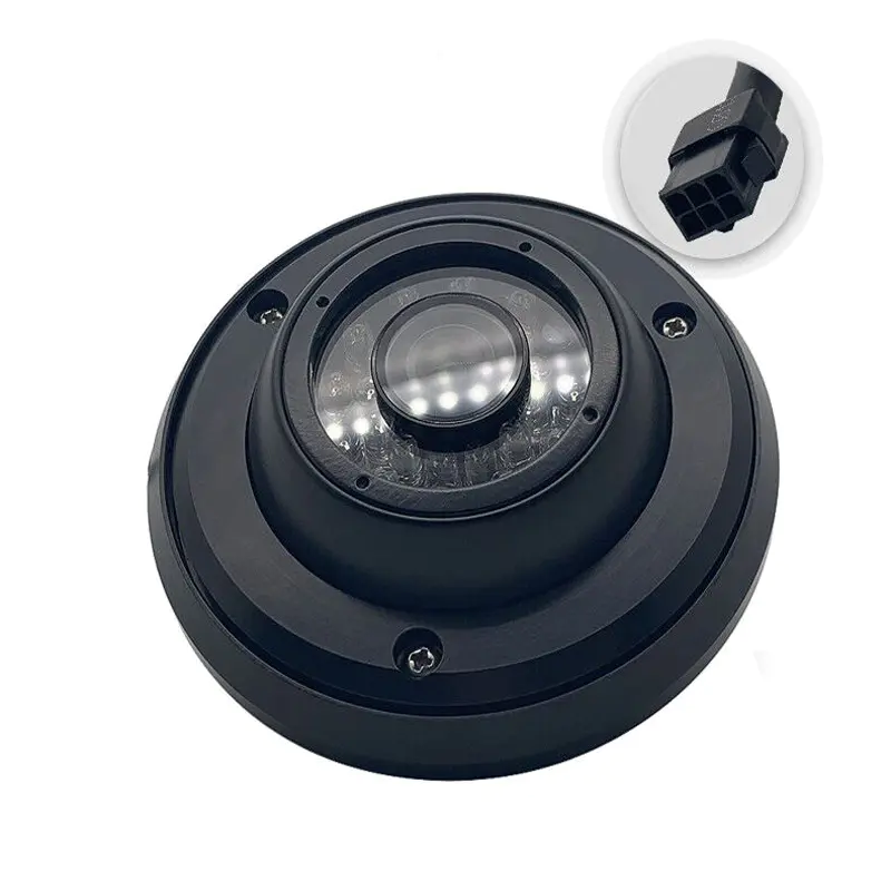 Mobile AHD inside view monitoring Dome Camera With IR and Audio for School Bus/Bus EMV-002F