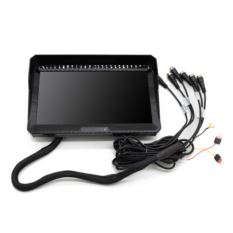 4-Channel  High resolution BSD Bus Reverse Camera monitor recorder System